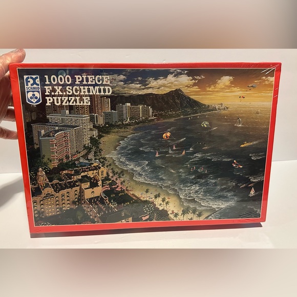 1000 Piece F.X. Schmid Puzzle Hawaiian Paradise Sealed New  -1997 - Picture 12 of 12